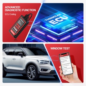 Thinkcar Valise Diagnostic Auto ThinkDiag 2, OBD-II français Fonctions avec 15 réinitialisation pour Systèmes Complets, Voiture Bluetooth 5.0 Soutien protocole Can-FD, Mise à Jour Gratuite 1 Ans