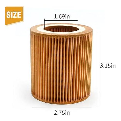 filtre à huile de rechange pour BMW X1 X3, X4, X5, 128 135 323 325 328 330 335 428 435 525 528 530 535 640 740, remplacement pour hybride 3 5 7 M23 5