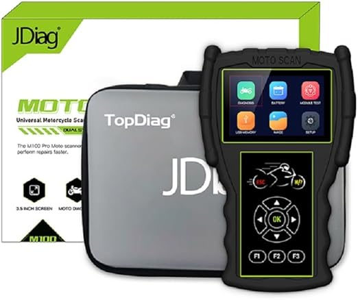 Outil de Diagnostic Professionnel JDiag M100 Pro pour Moto (Version OBD)