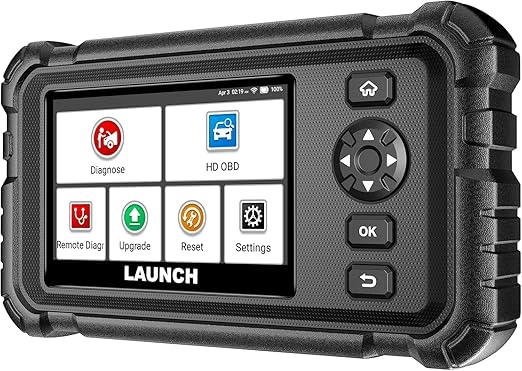 LAUNCH CRP129 HD Appareil de diagnostic pour camion lourd, système complet diesel avec 7 réinitialisations, régénération et réinitialisation DPF, réglage de limitation de vitesse, pour pickups