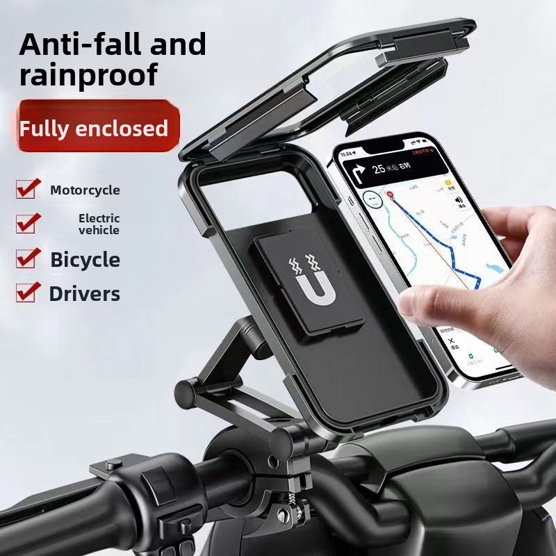 Support universel pour téléphone portable X619-1 pour vélo, moto, avec rotation à 360°, écran tactile, réglable, étanche et flexible